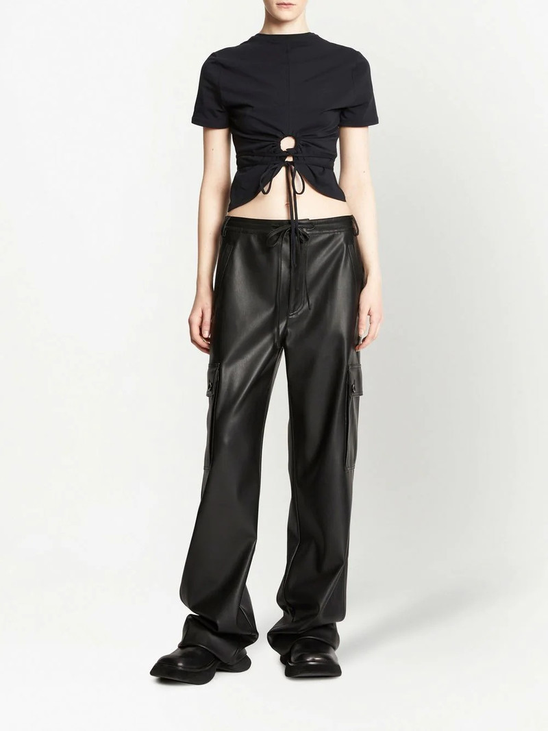 Proenza Schouler cut-out detailed T-shirt outlook