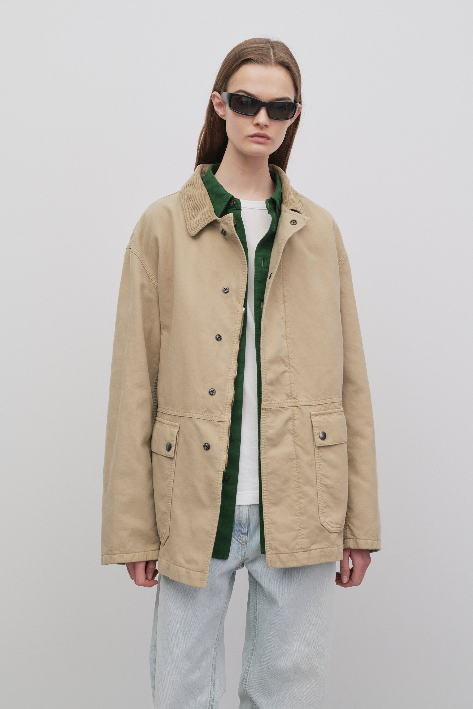 The Row Frank Jacket in Cotton | REVERSIBLE