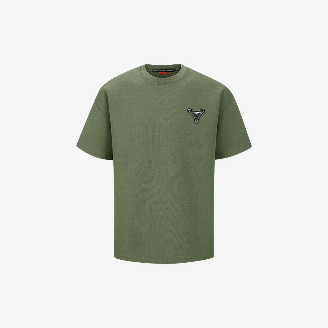 ★【ANDERSSON BELL】★STOOL STOOL PATCH LOGO T-SHIRT.S★ Andersson Bell Unisex Stool Patch Logo T-Shirt | REVERSIBLE
