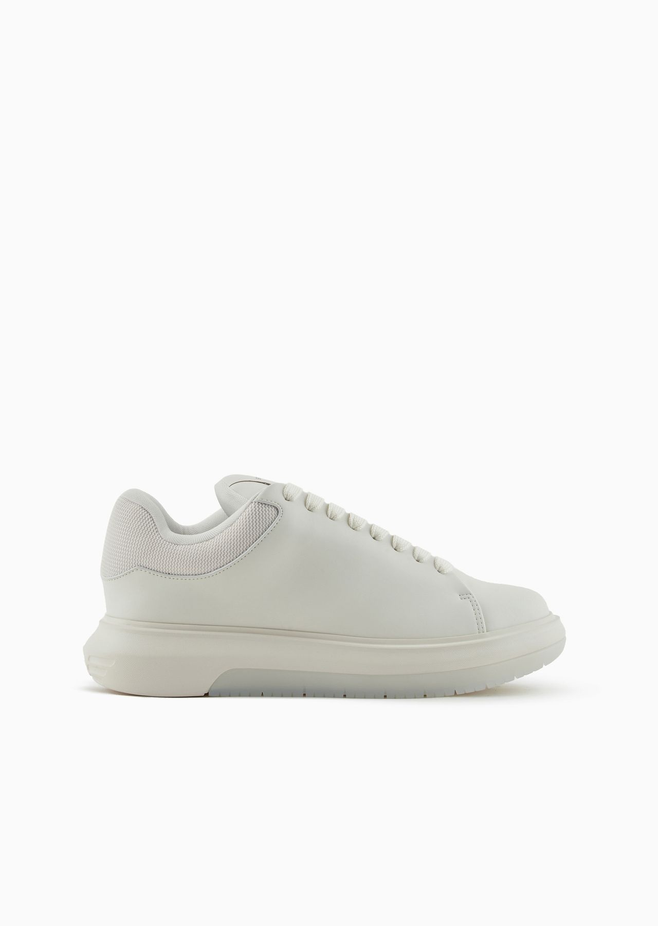 Chunky leather sneakers - 1