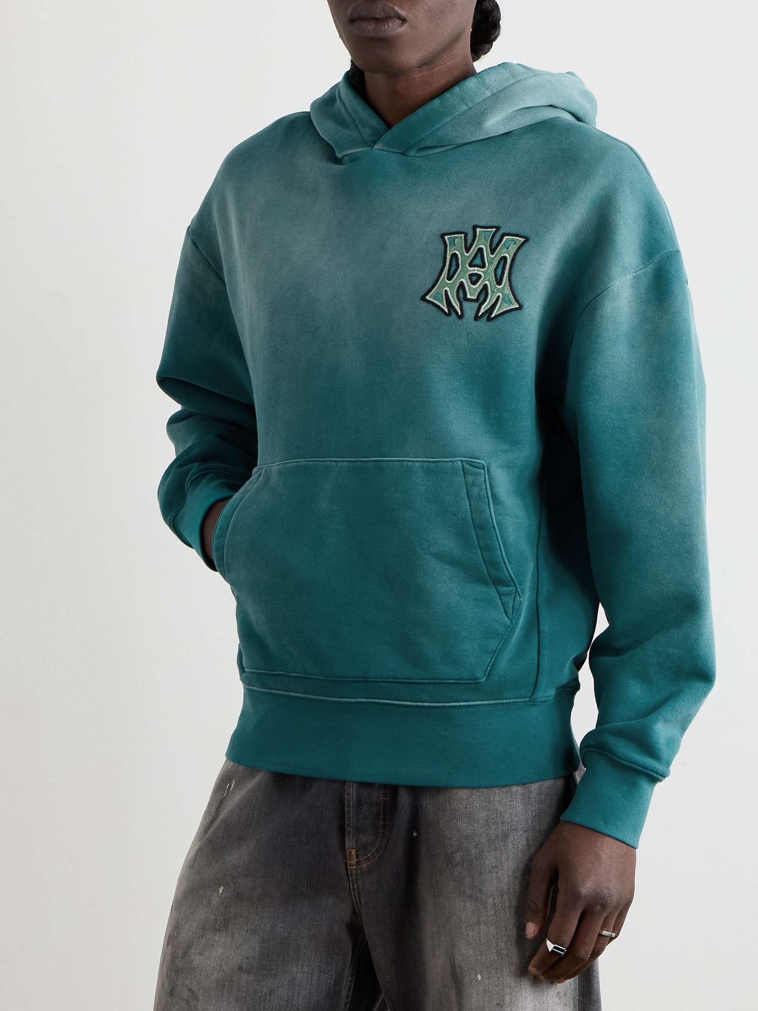 Hollywood Logo-Appliquéd Cotton-Jersey Hoodie - 3