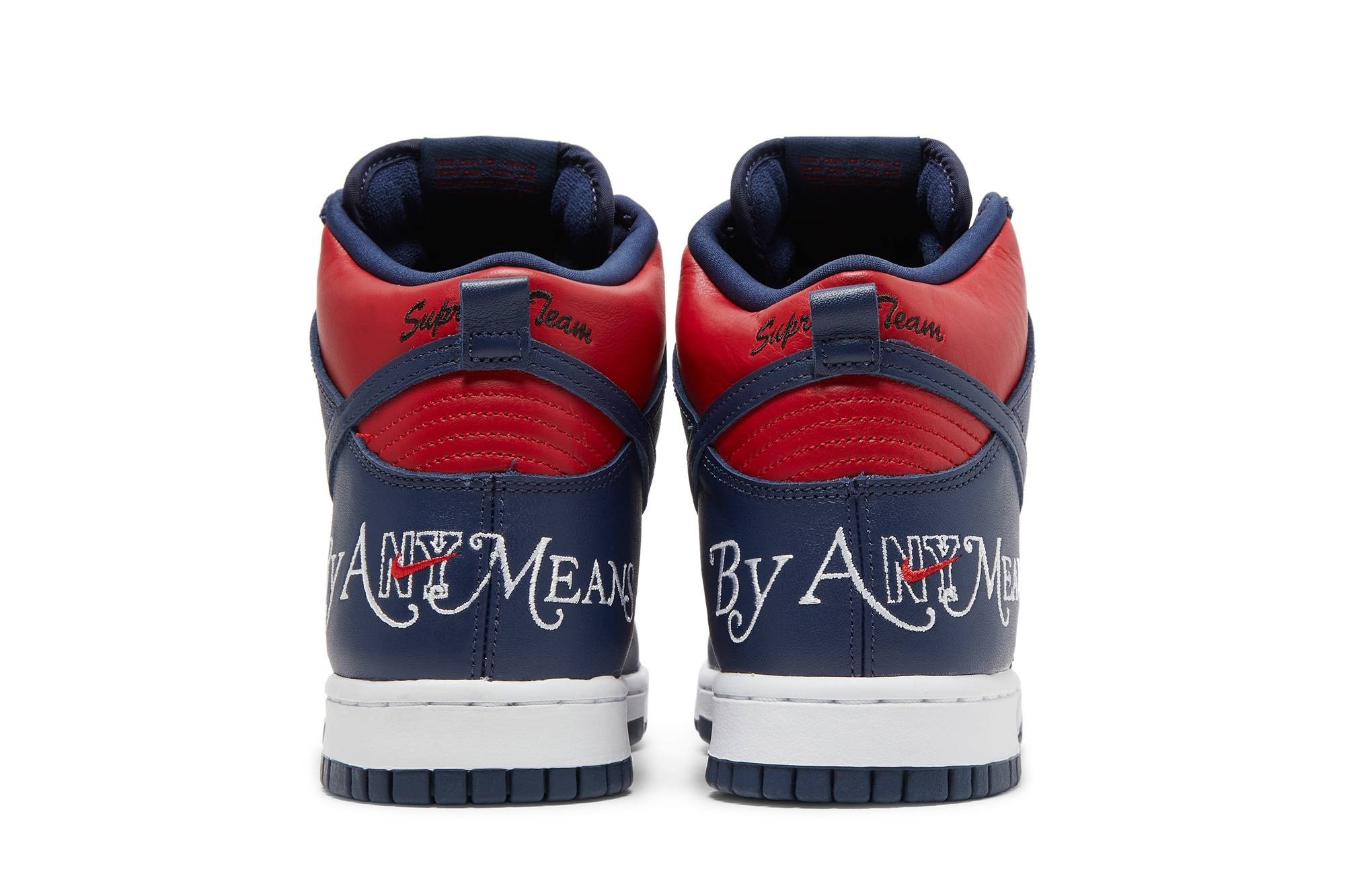Supreme x Dunk High SB 'By Any Means - Red Navy' - 6