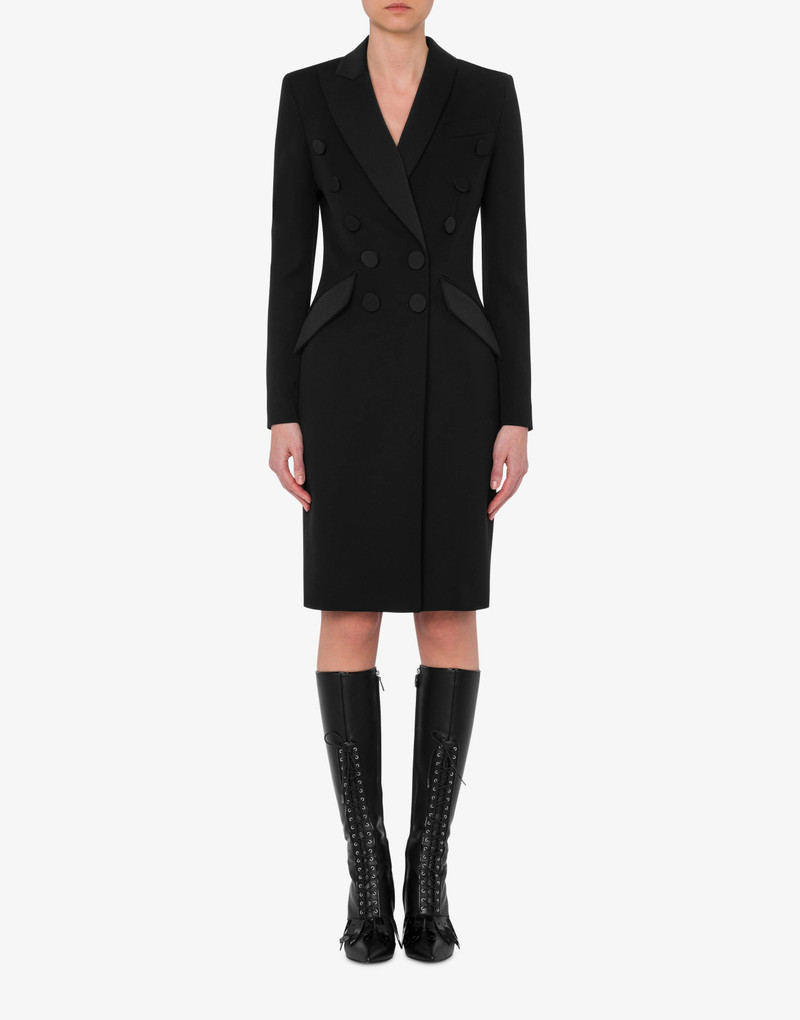 Moschino WOOL DOUBLE BREASTED COAT outlook