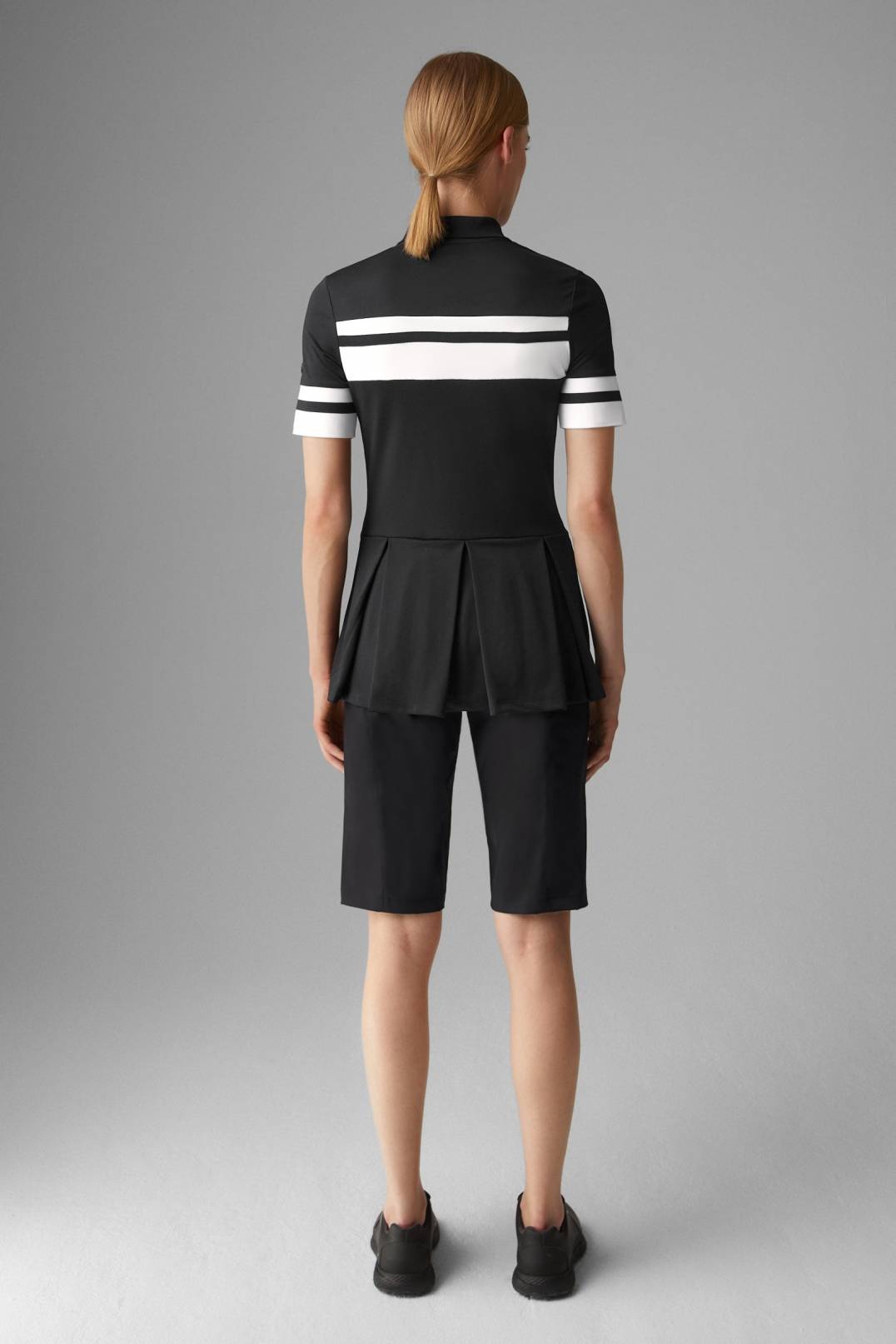 SENJA FUNCTIONAL POLO SHIRT IN BLACK - 3