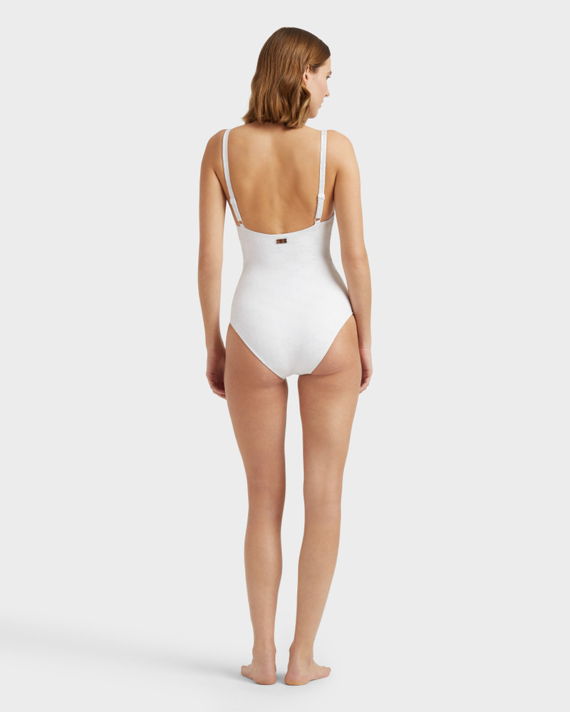 WOMEN UNDERWIRE ONE-PIECE SWIMSUIT TURTLES MONOGRAM 3