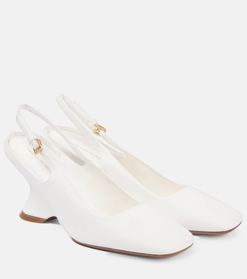 75 leather wedges - 1