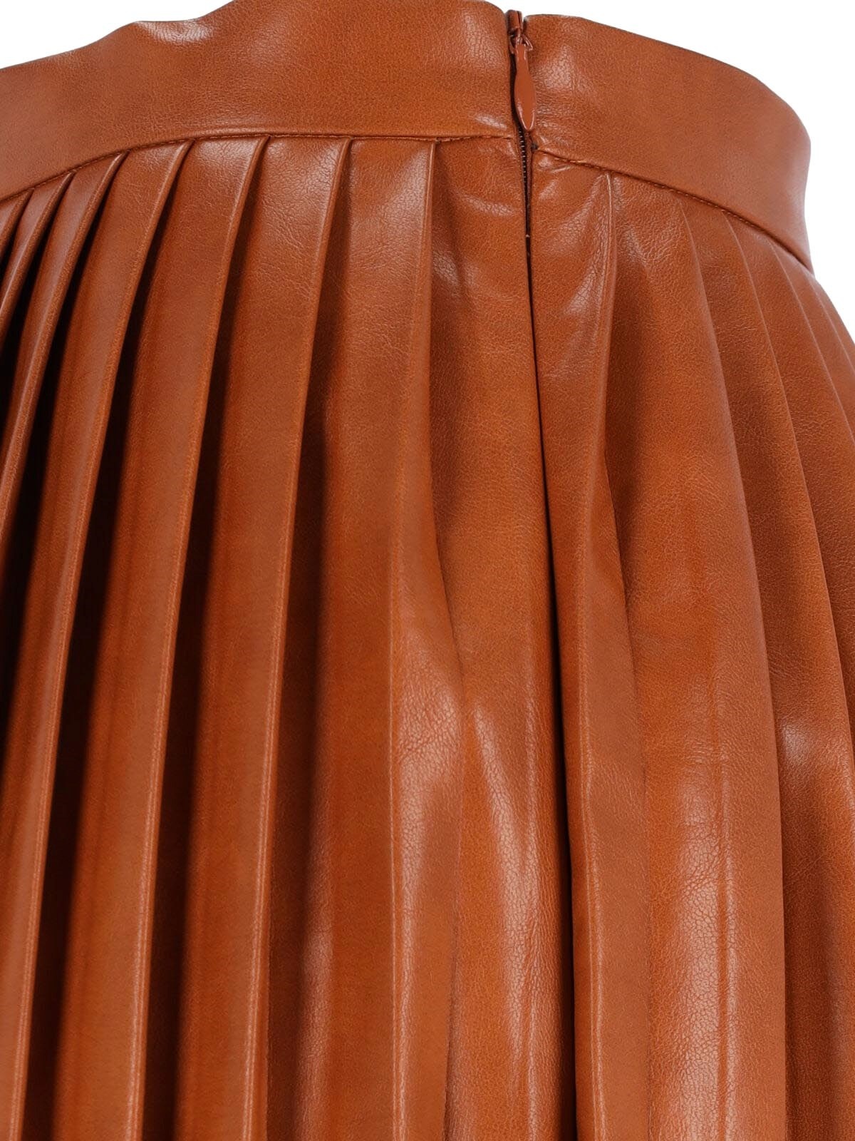 PLEATED MIDI SKIRT - 5