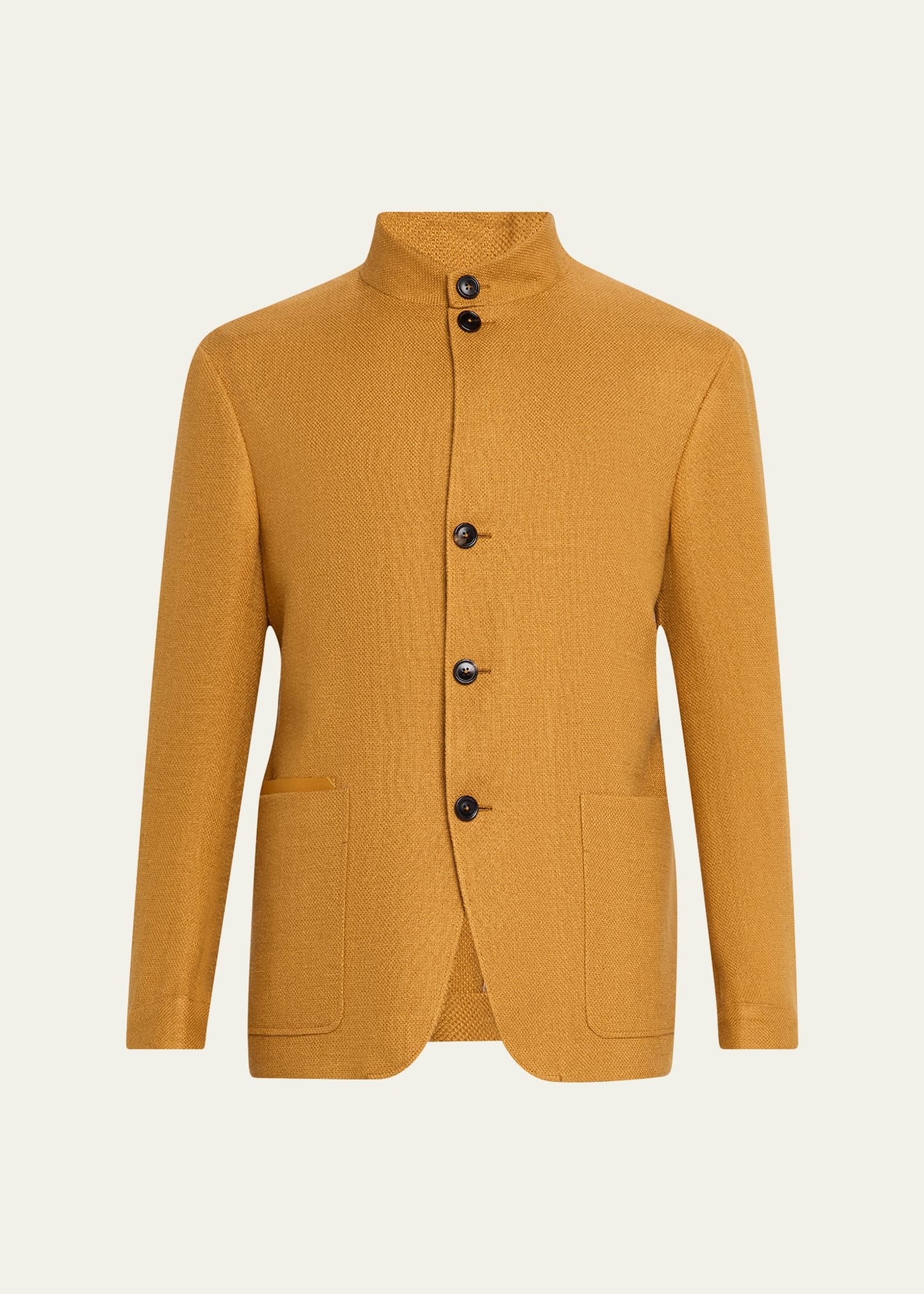 Men's Il Conte Linen-Silk Chore Jacket - 1