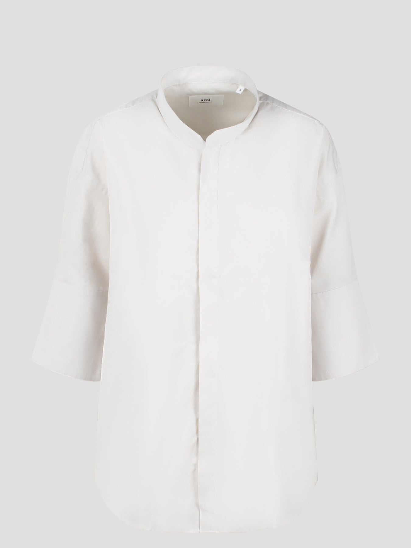 Mao collar oversize shirt - 1