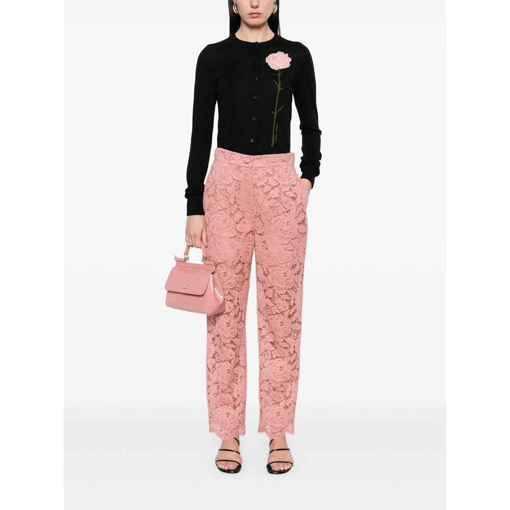 Dolce & Gabbana Pink Trousers - Straight Trousers Women - 3