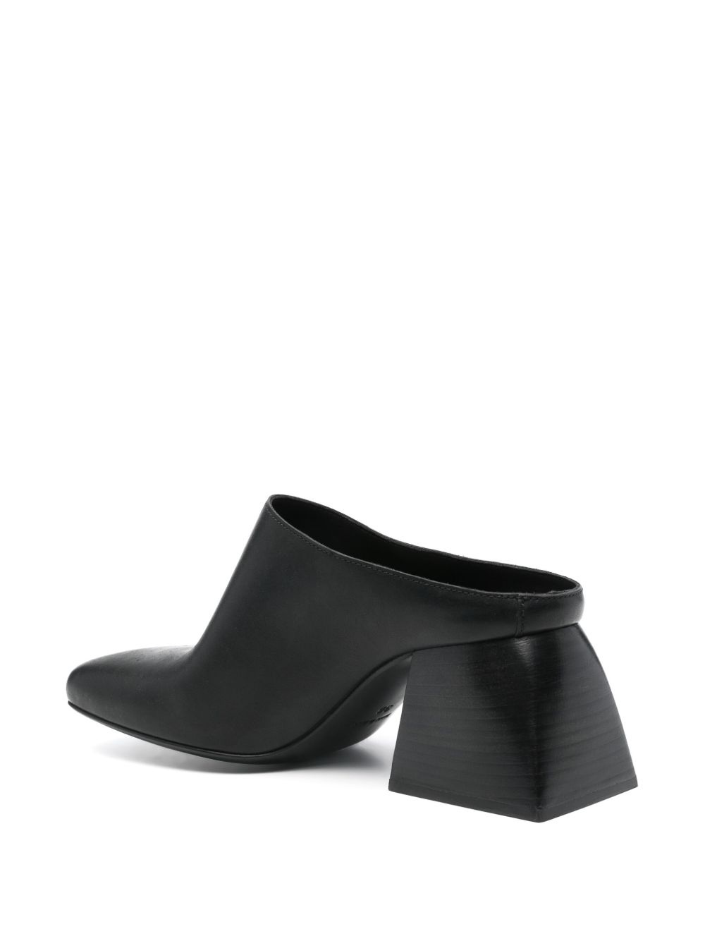 60mm leather mules - 3