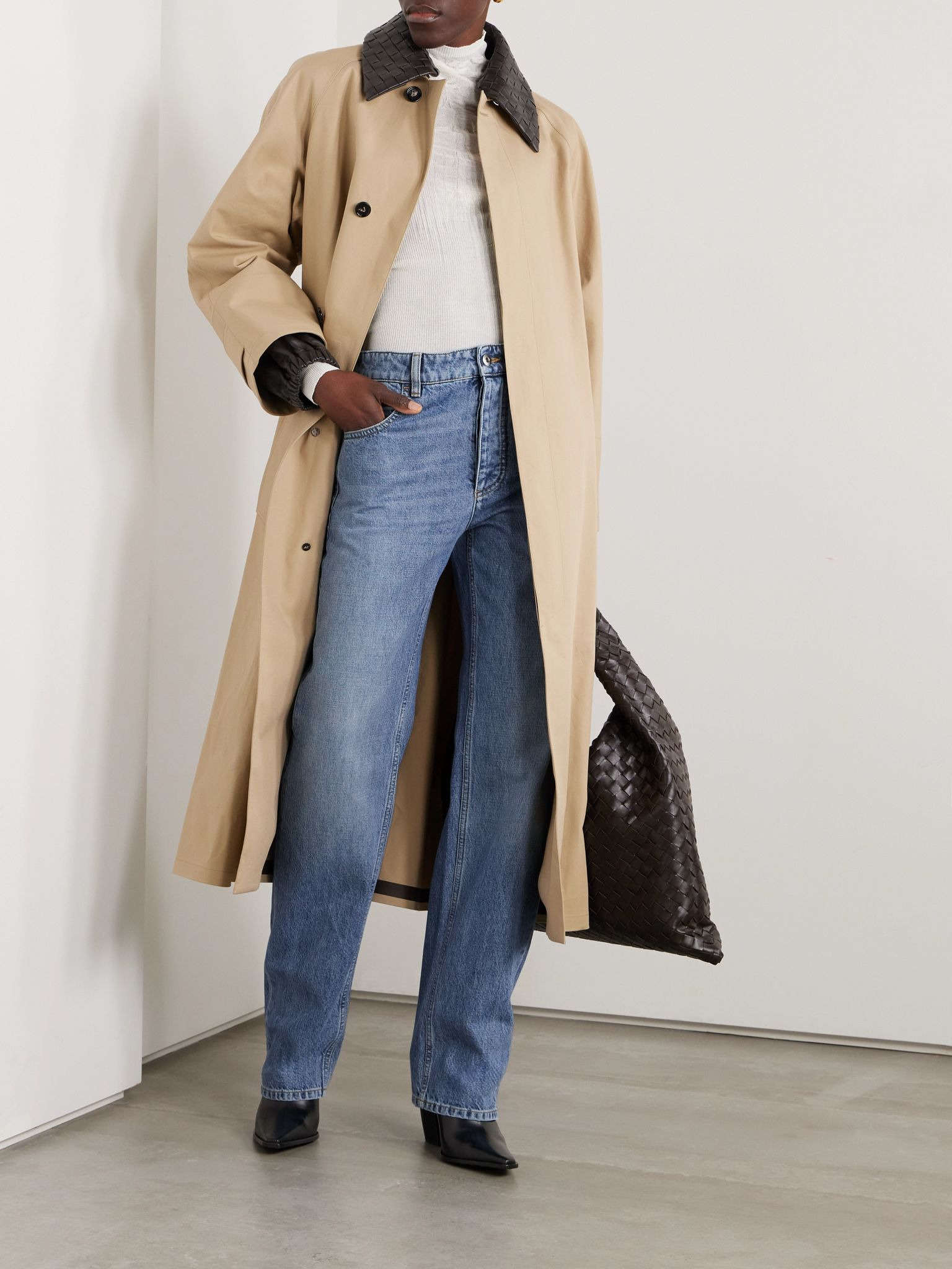 High-rise straight-leg jeans Blue - 2