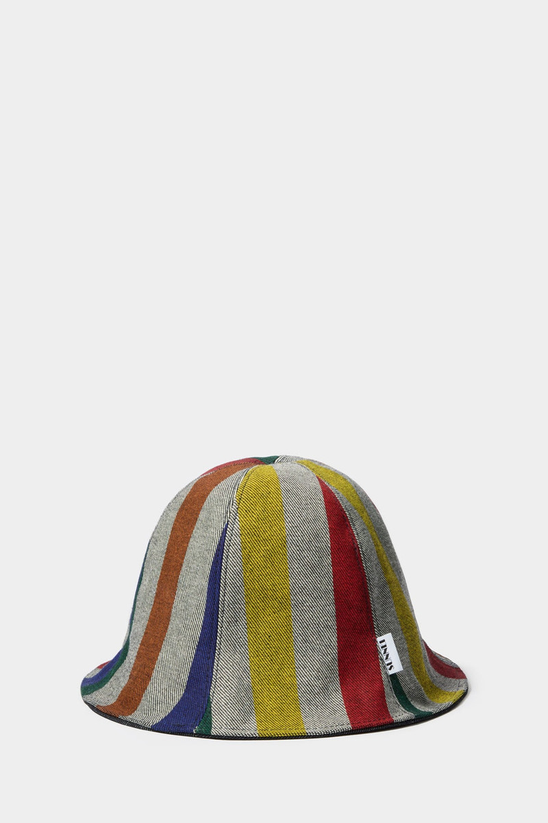 SUNNEI BELLIDENTRO REVERSIBLE BUCKET / denim multicolor outlook
