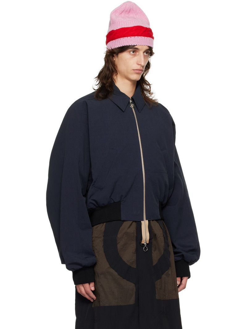 Navy Bottom Heavy Bomber Jacket 2