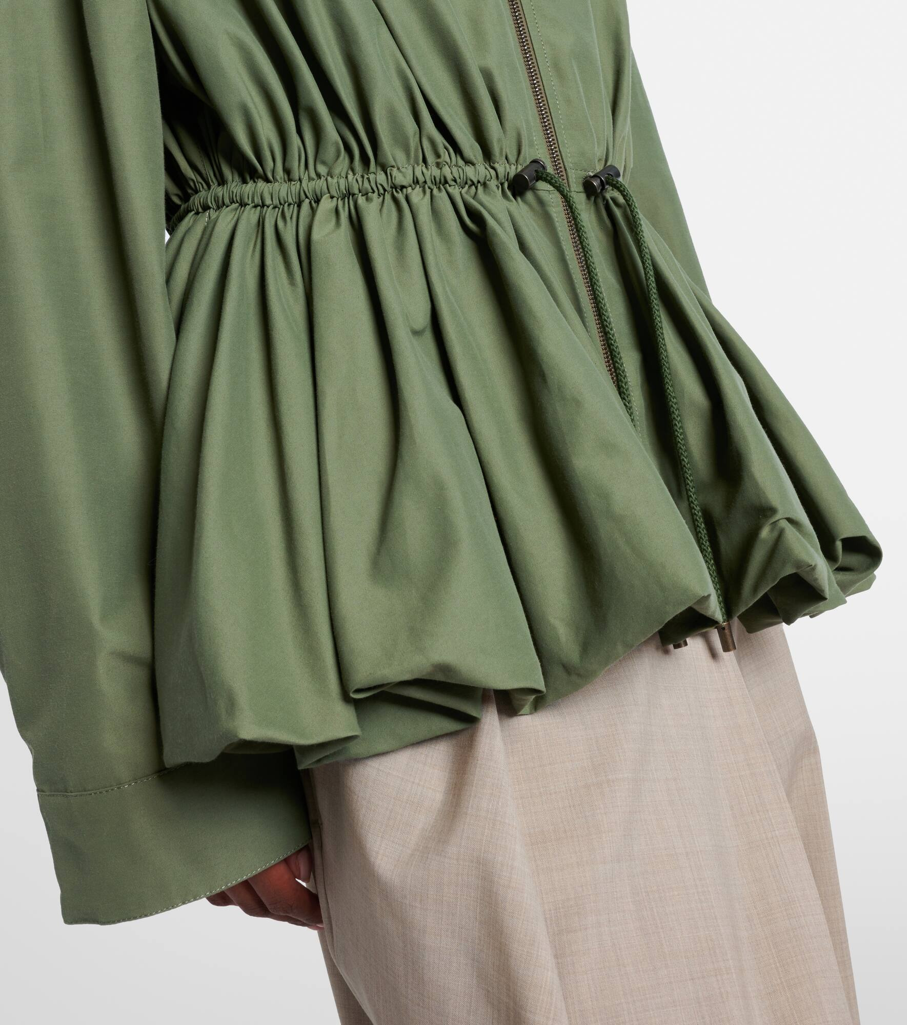 Ruched cotton-blend jacket - 5