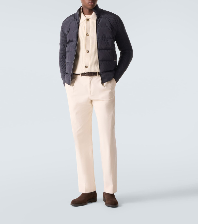Herno Down-paneled wool jacket outlook