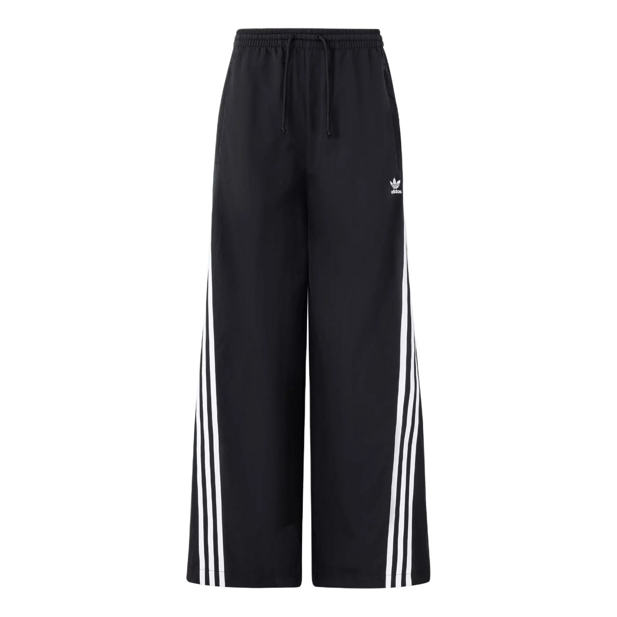 (WMNS) adidas Originals Oversize Track Pants Asia Sizing 'Black White' JJ3359 - 1