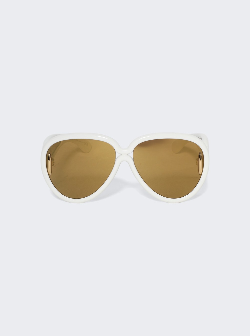 Pilot Mask Sunglasses White - 1