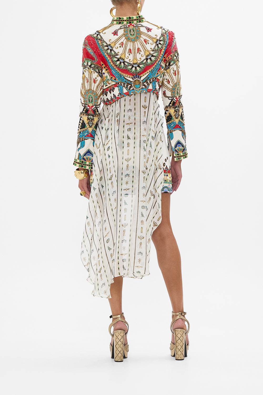 OPEN FRONT JACKET WITH FULL LENGTH BACK - 3