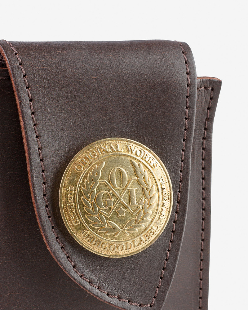Iron Heart OGL-CONDOR-ZIP-BRN OGL Condor Zip Wallet - Brown outlook