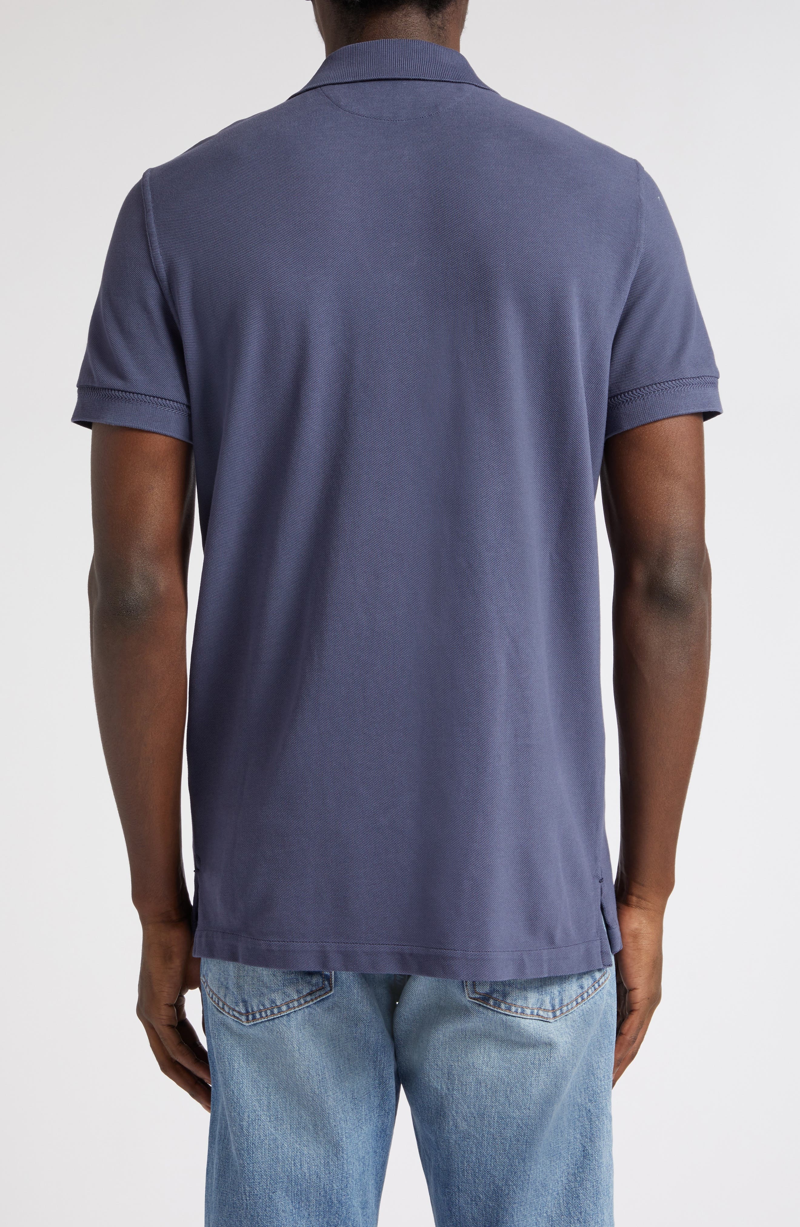 Short Sleeve Cotton Piqué Polo - 2