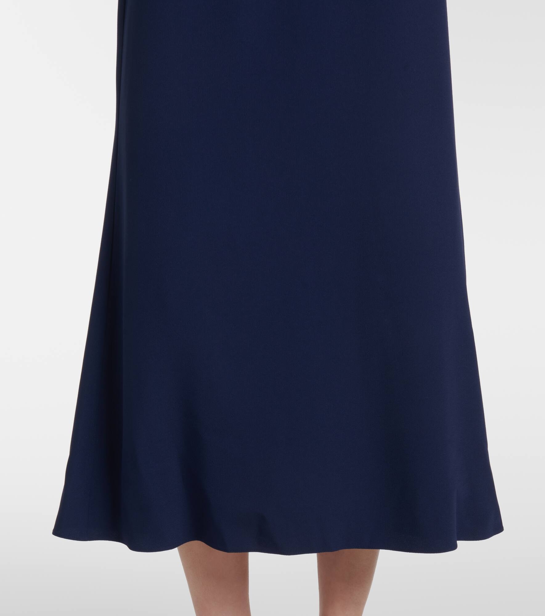 Envers bow-detail satin midi dress - 5