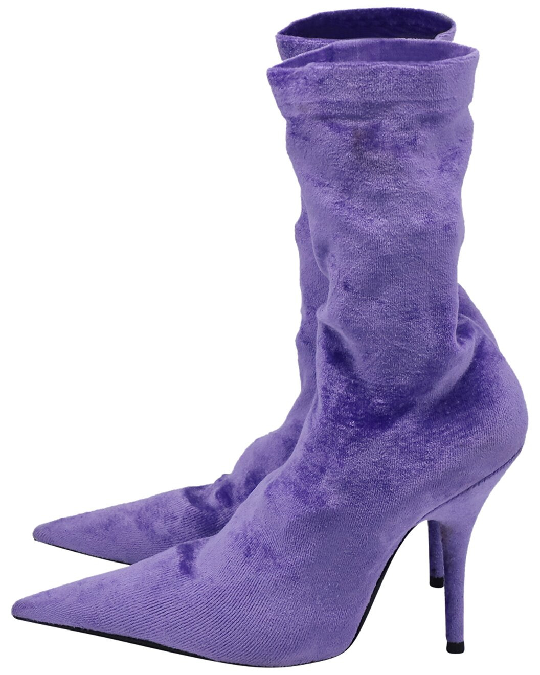 Balenciaga Women's Velvet Knife Sock Mid-Calf Boot (Authentic Pre-Loved) - 2
