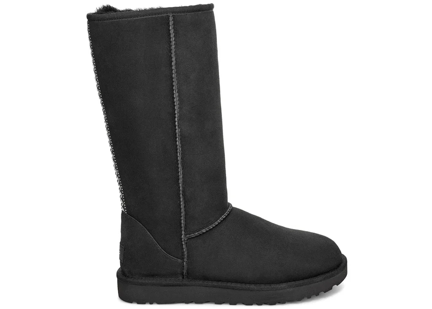UGG Classic Tall II Tasman Braid Boot Black (Women's) - 1
