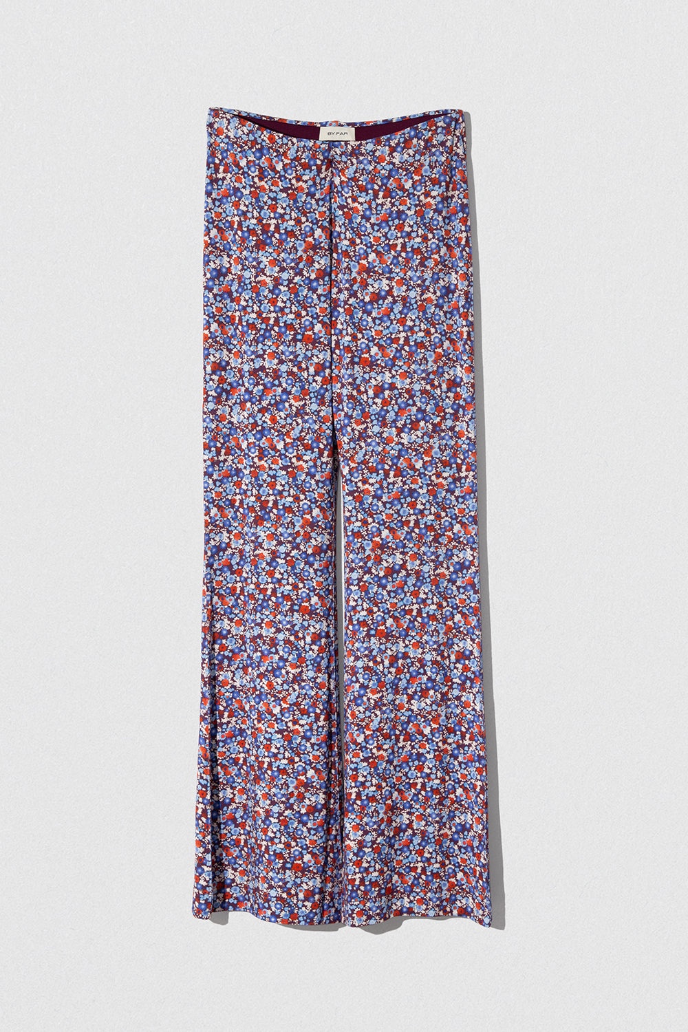 STELLA T TROUSER MIDNIGHT FLORAL VISCOSE JERSEY - 1