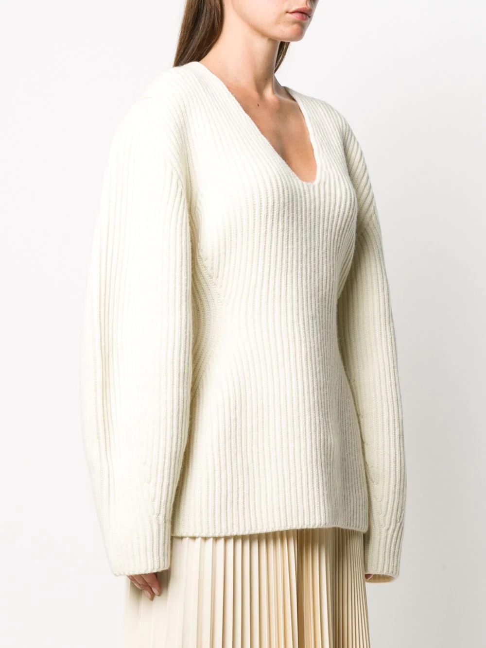 oversized wool jumper - 3