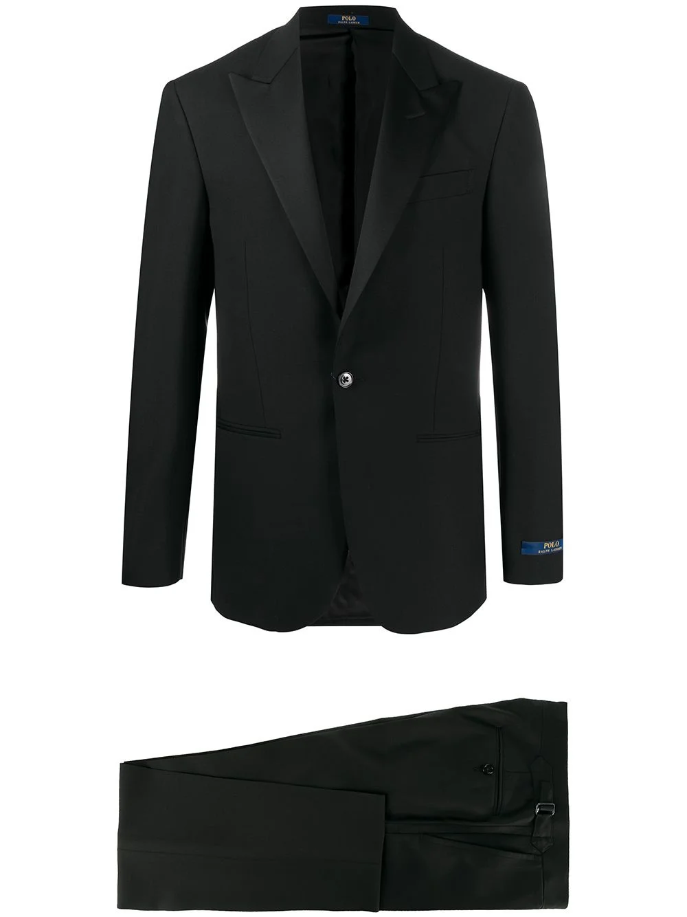 fitted tuxedo suit - 1