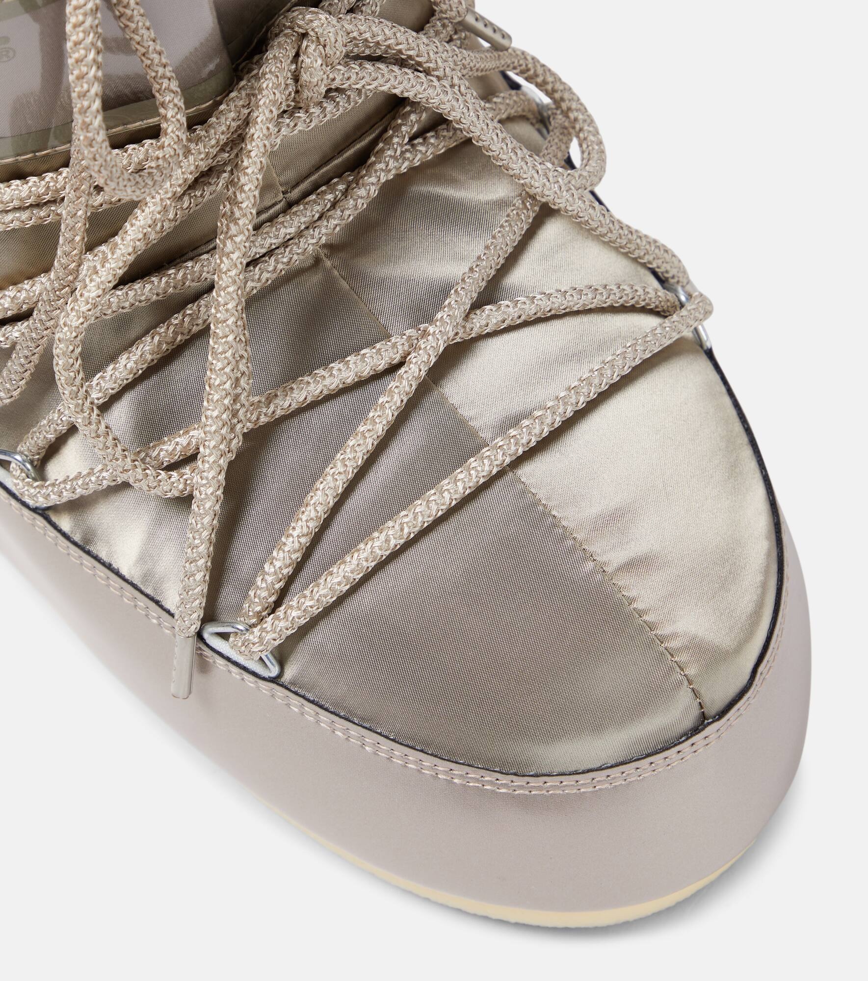 Icon Low Glance satin snow boots - 6