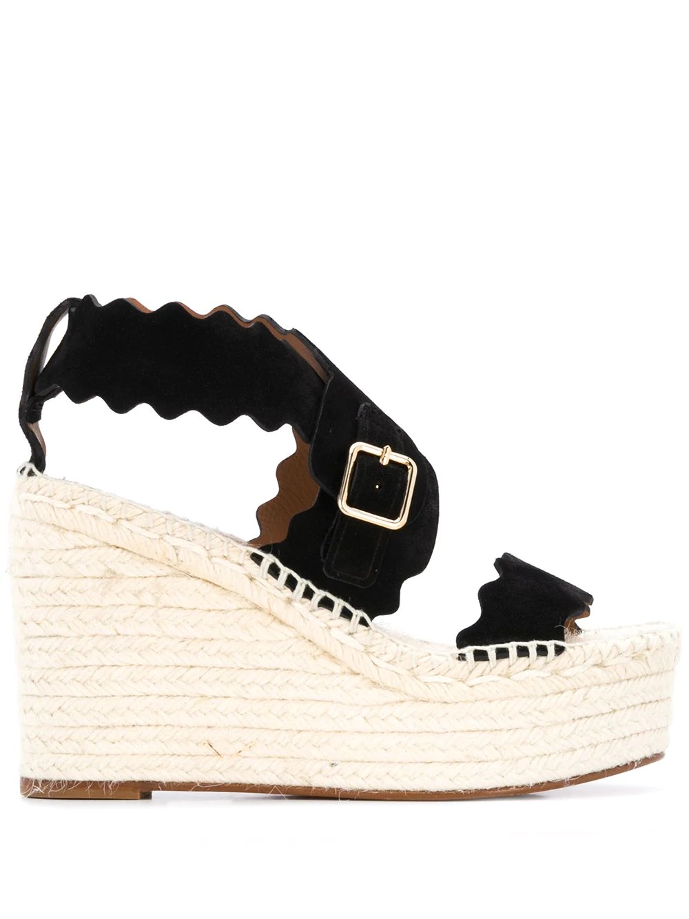 Lauren 110mm espadrille wedge sandals - 1