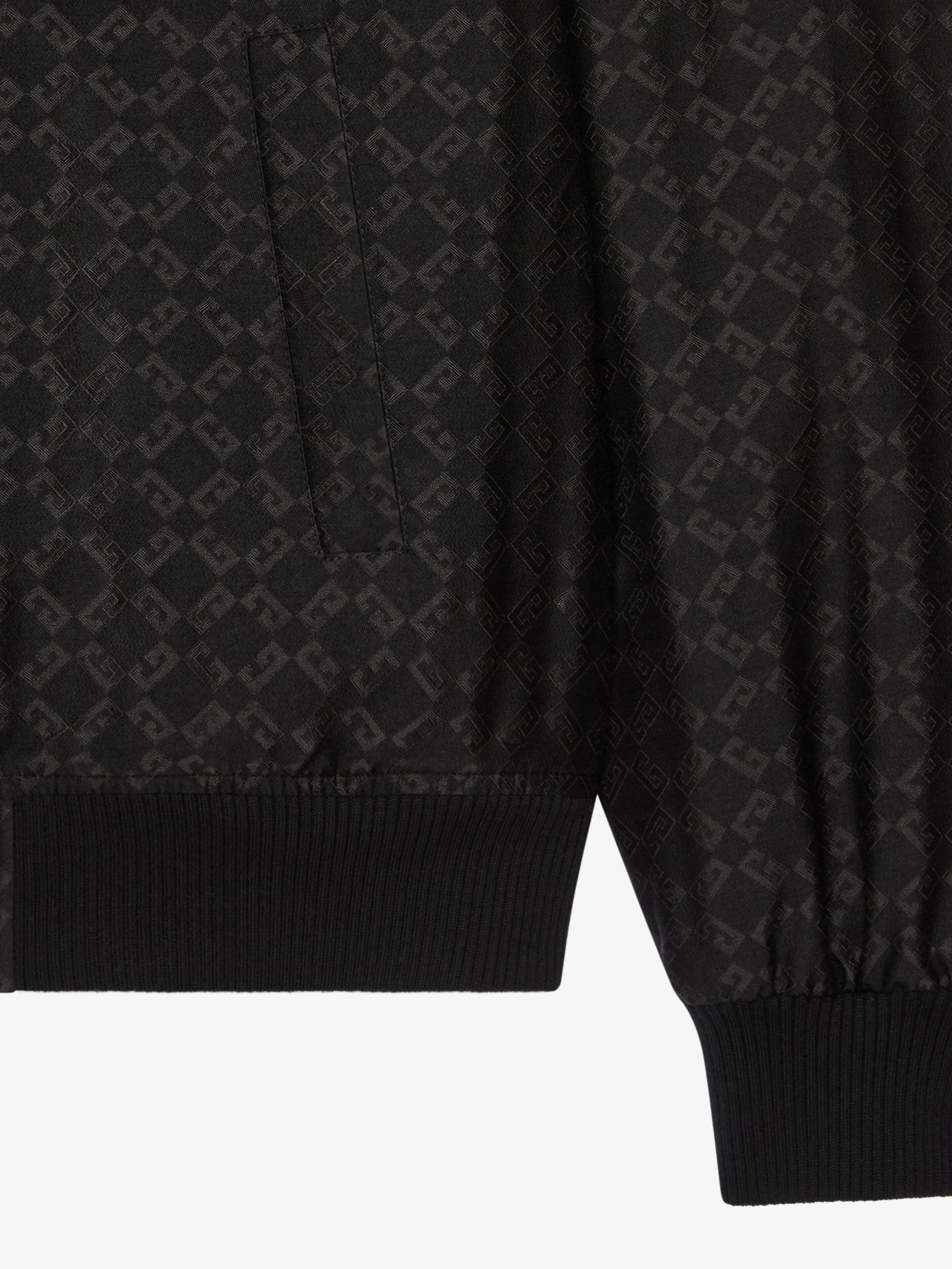 OVERSIZED 2-IN-1 BOMBER IN MONOGRAM 72 JACQUARD - 5