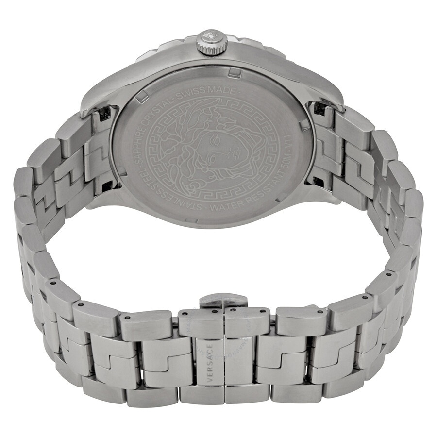 Versace Hellenyium GMT Black Dial Men's Watch V11100017 - 3