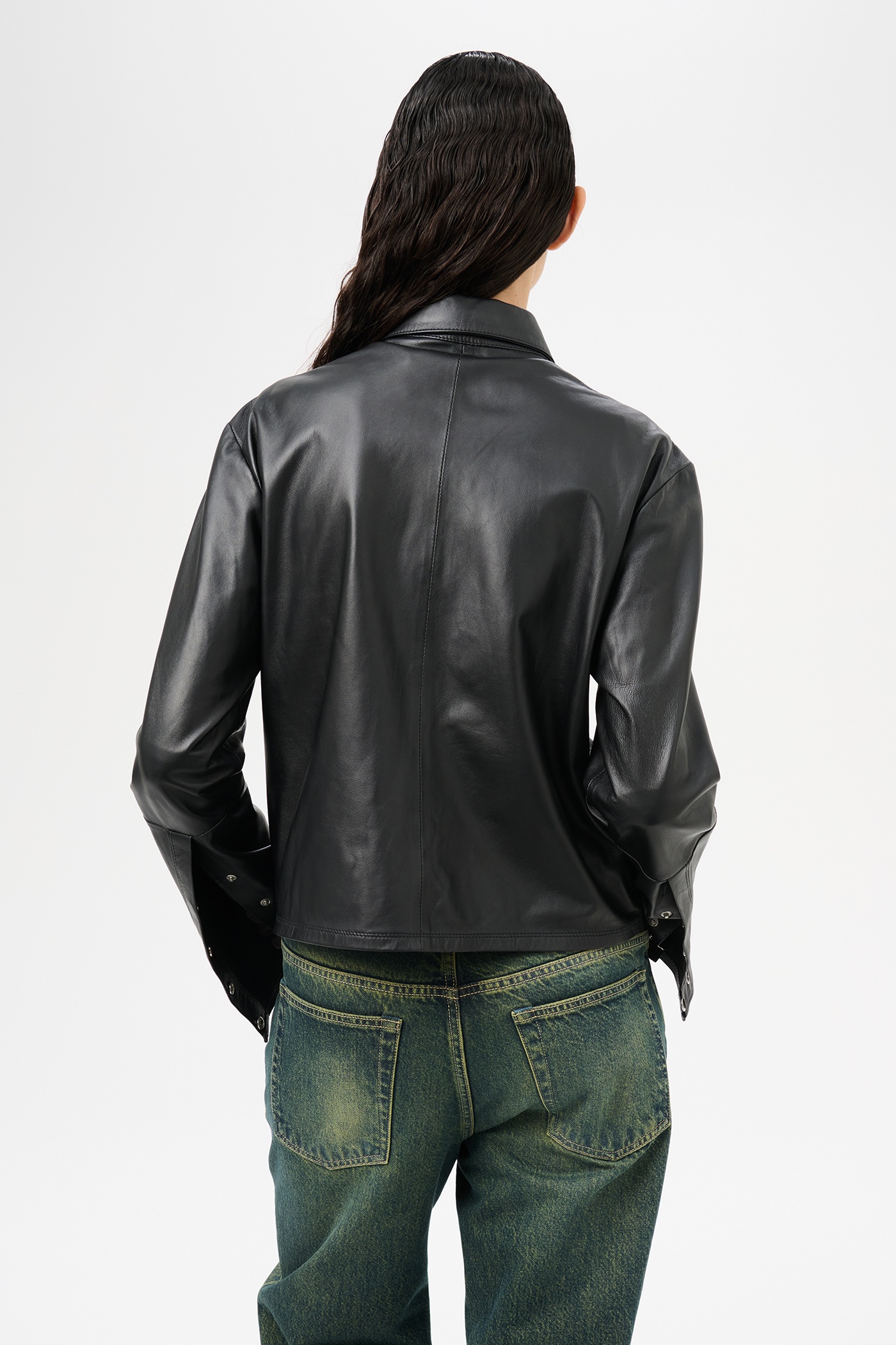 Auto Shirt Black Leather - 6