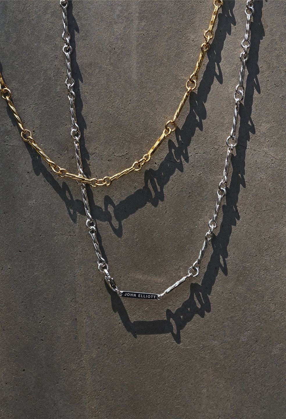 JOHN ELLIOTT X M.A.R.S TWIST LINK NECKLACE - 7