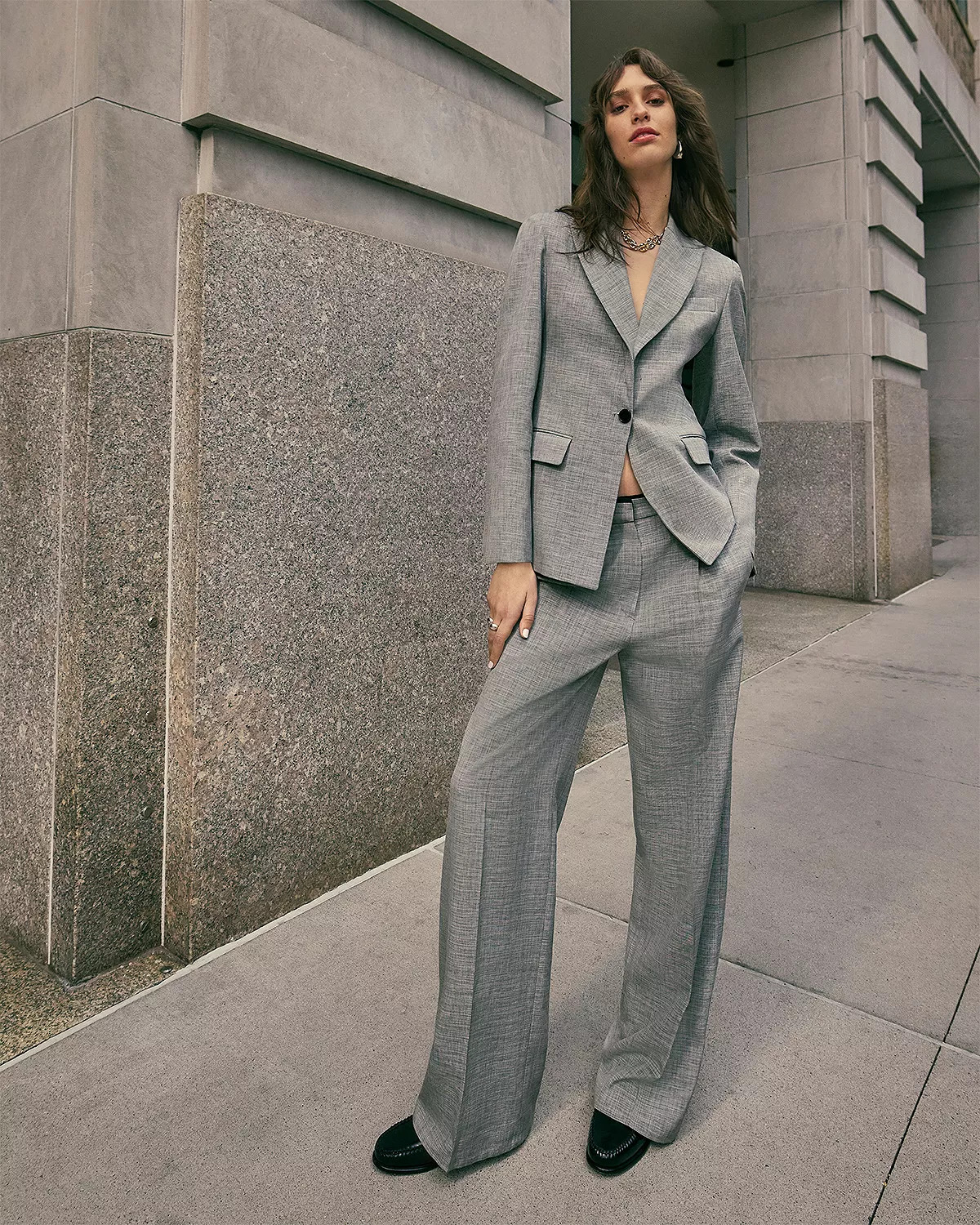 Straight Leg Suit Pants - 9