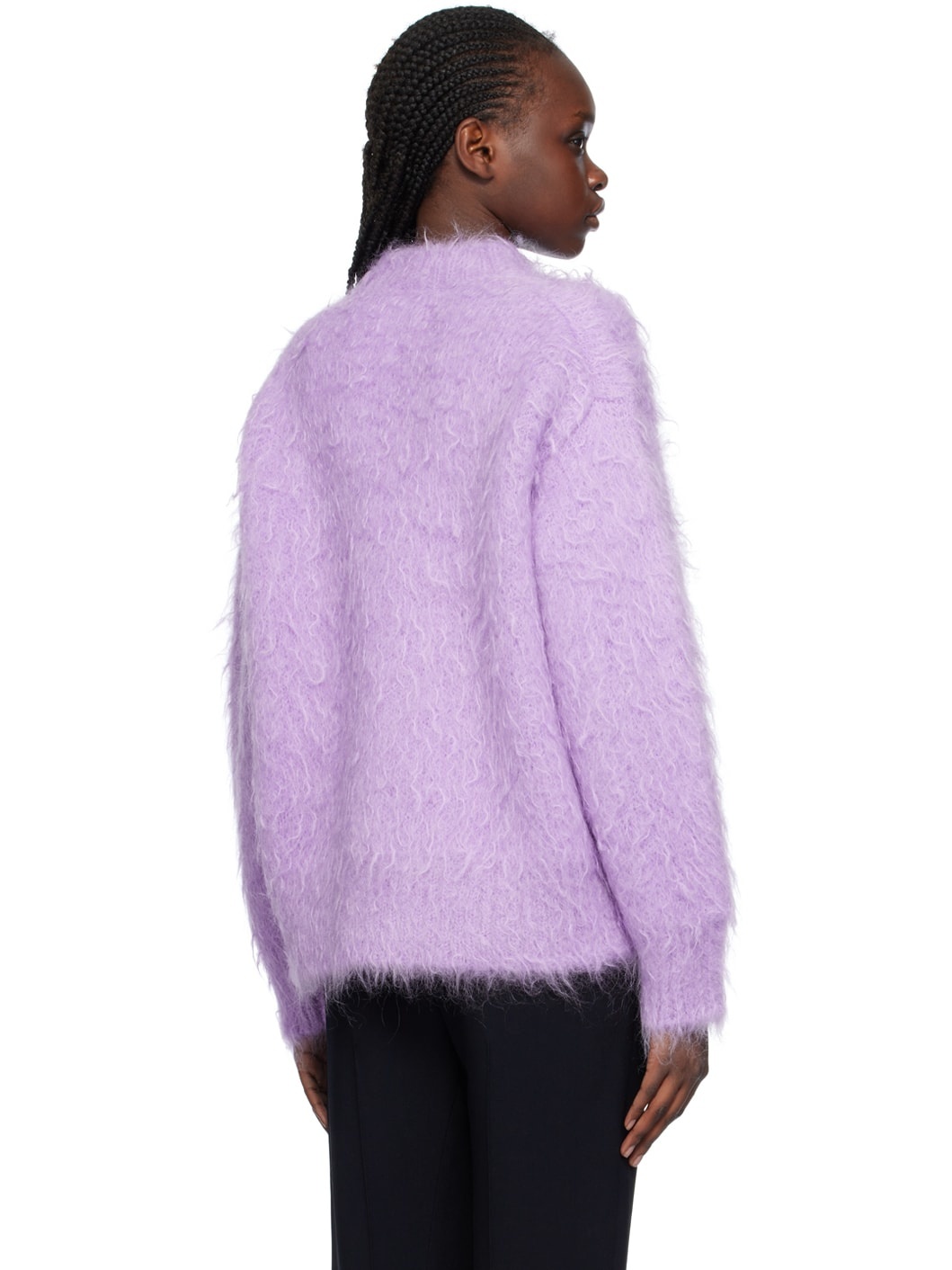 Jil Sander Purple Casentino Sweater | ssense | REVERSIBLE