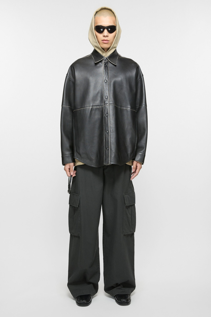 Acne Studios Ripstop cargo trousers - Faded black outlook