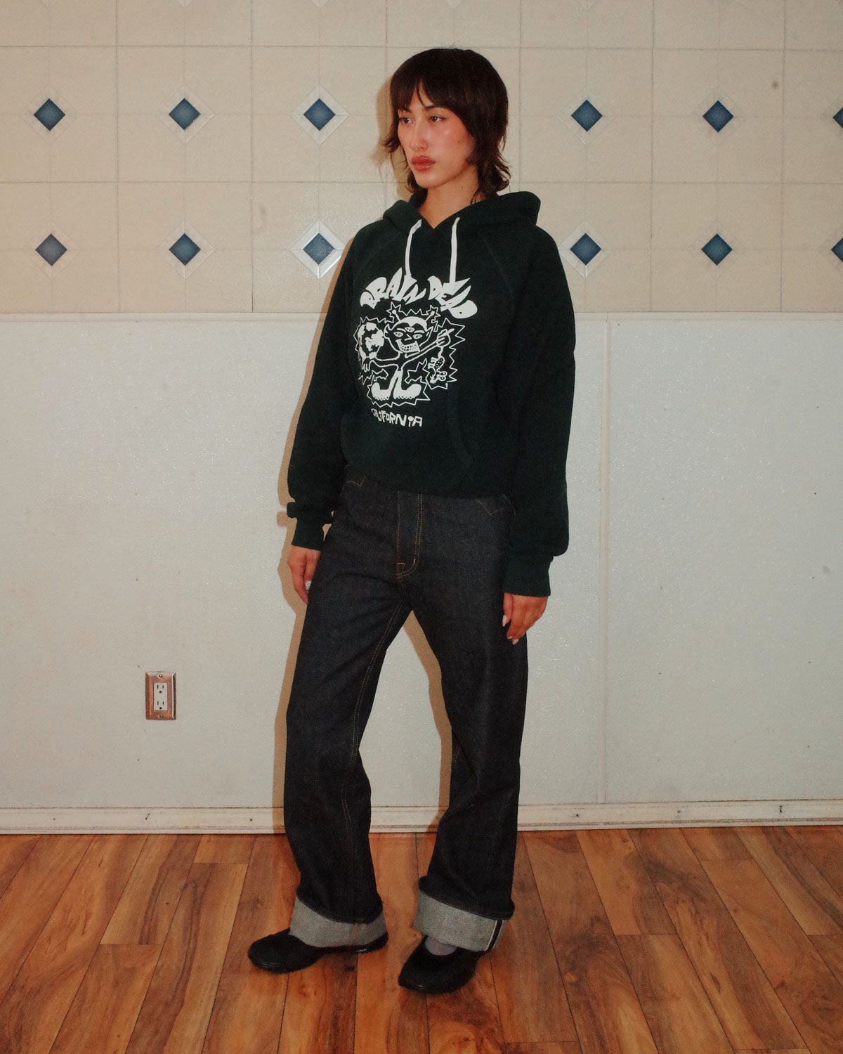 Global Shock Hoodie - Forest Green - 4
