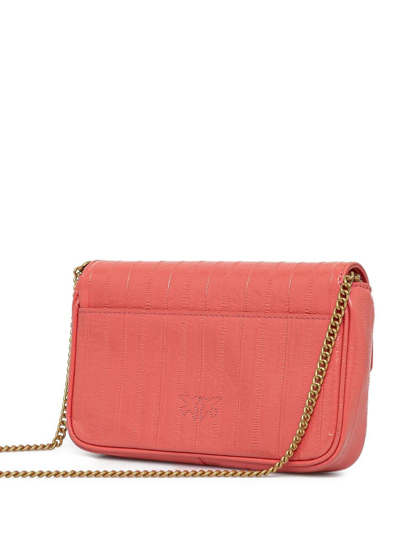 PINKO mini chain-strap cross-body bag outlook