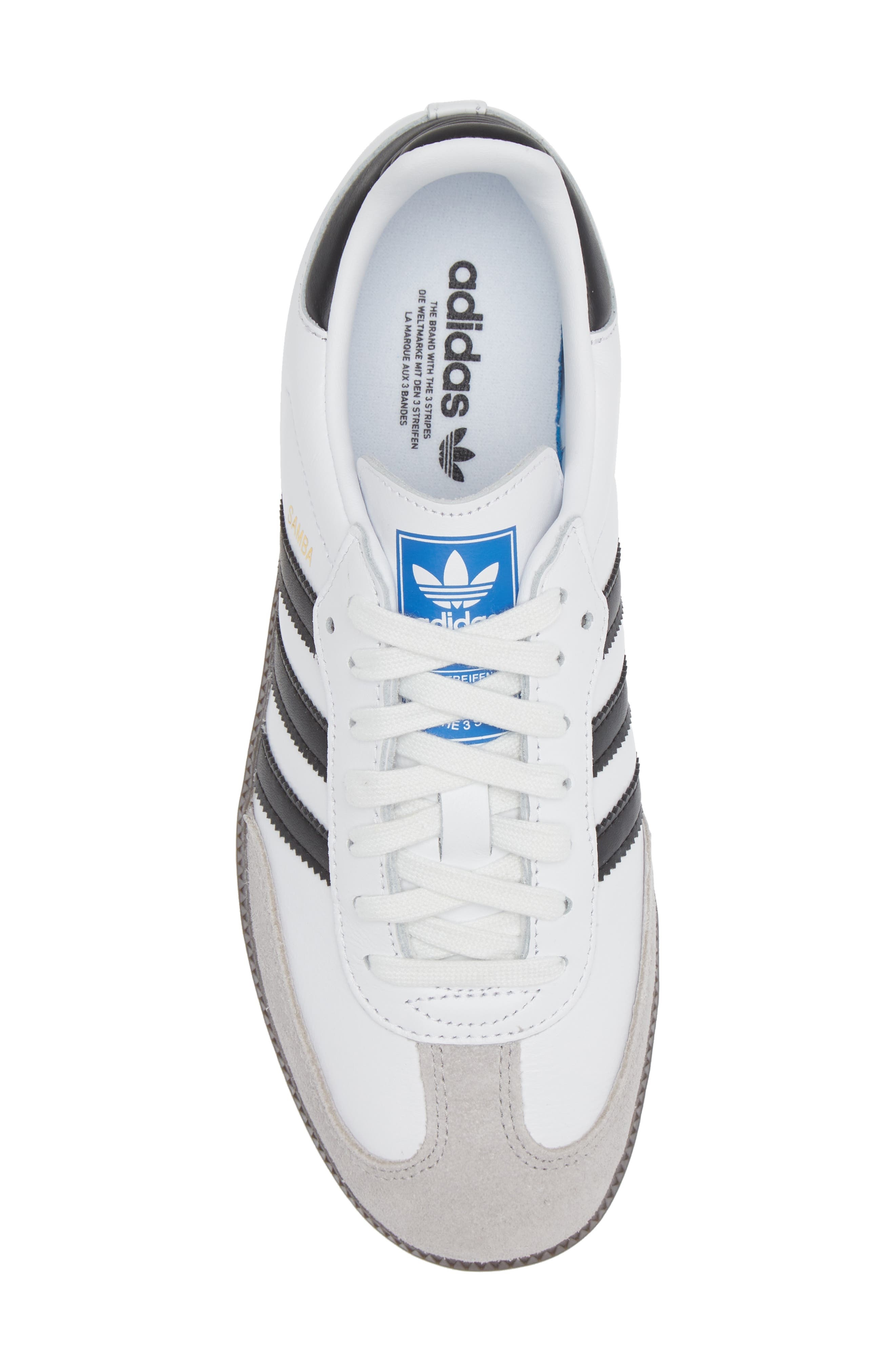 adidas Samba OG Sneaker in Ftwwht/cbl at Nordstrom - 5