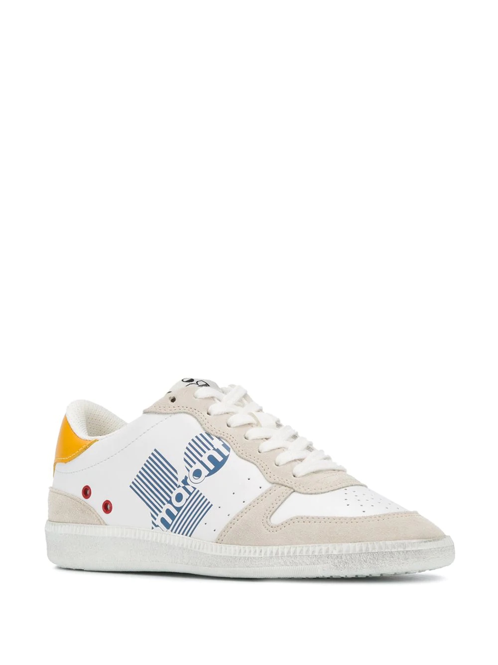 colour-block low-top trainers - 2