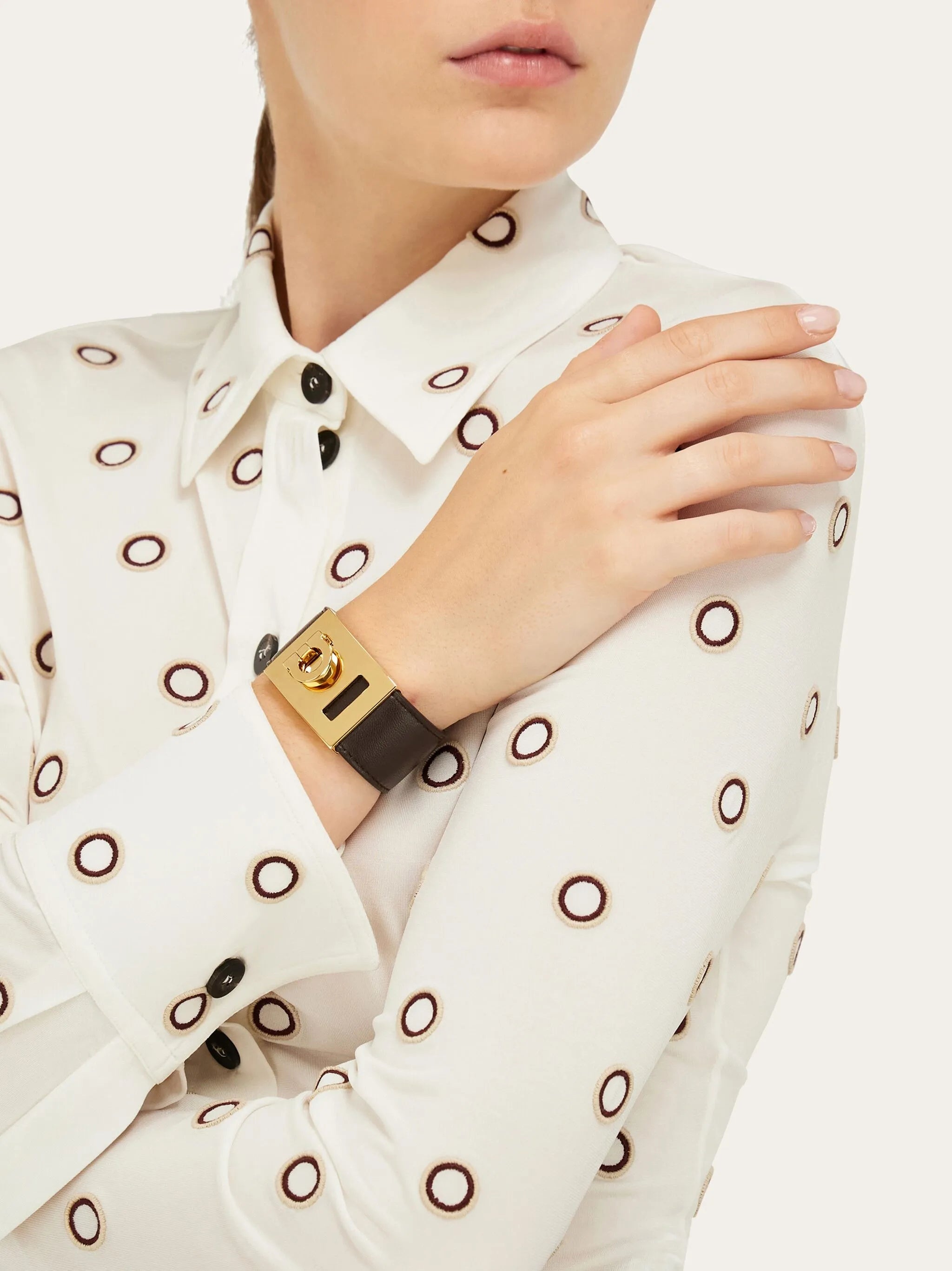 Gancini-buckle Bracelet - 4