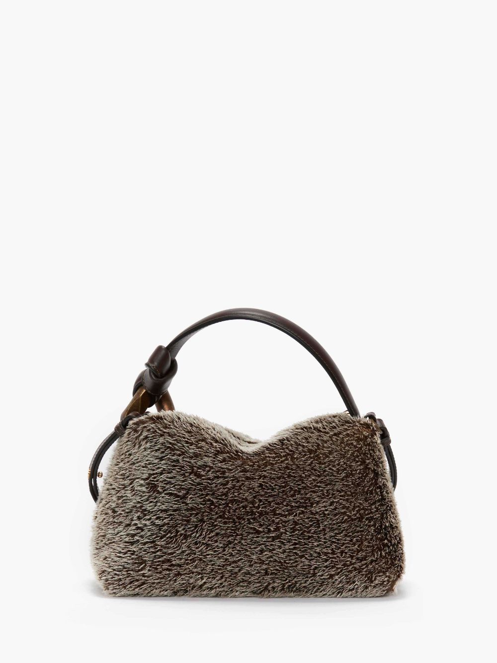 SMALL JWA CORNER BAG - MOHAIR CROSSBODY BAG - 4