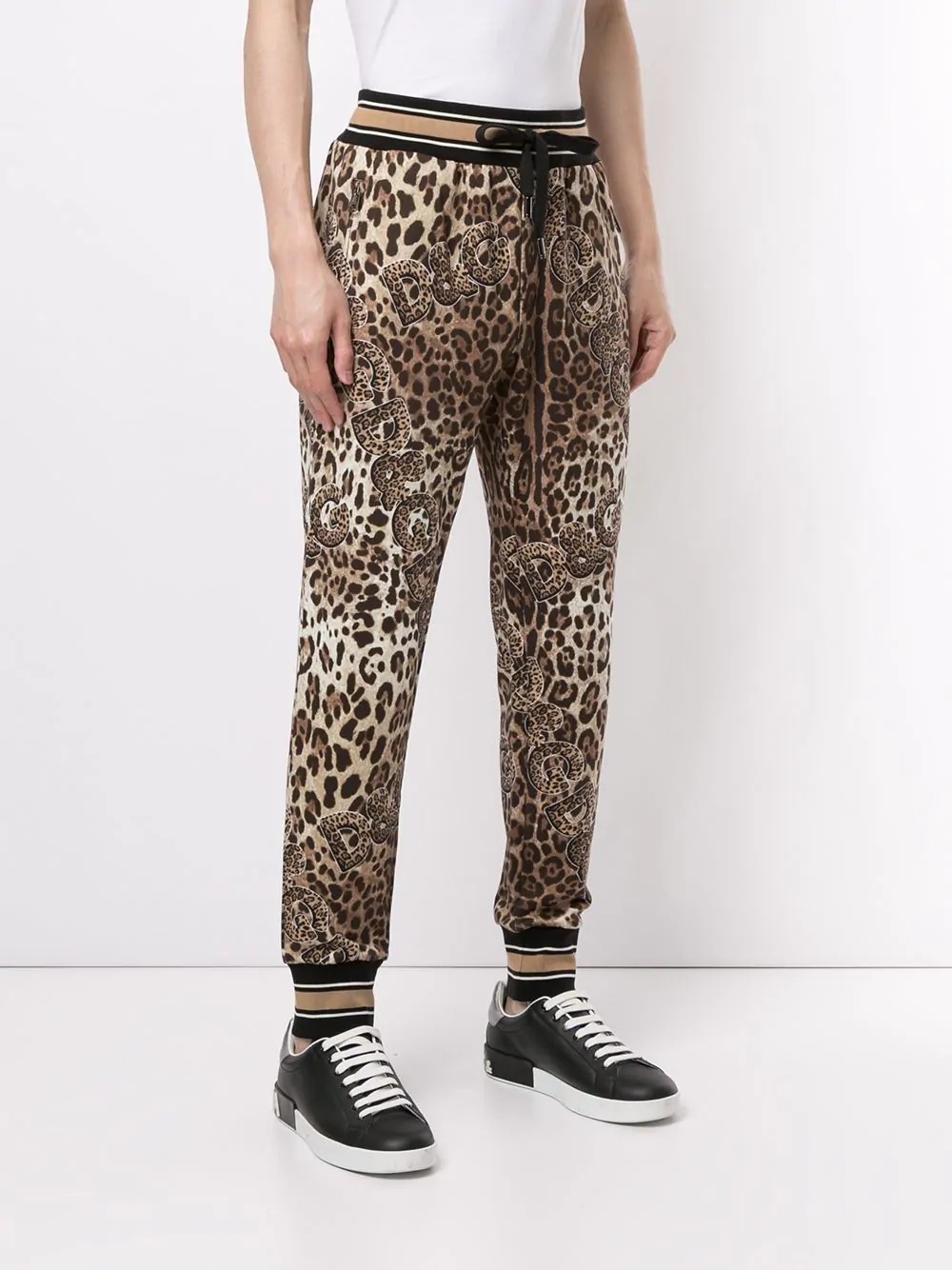 leopard-print track pants - 3