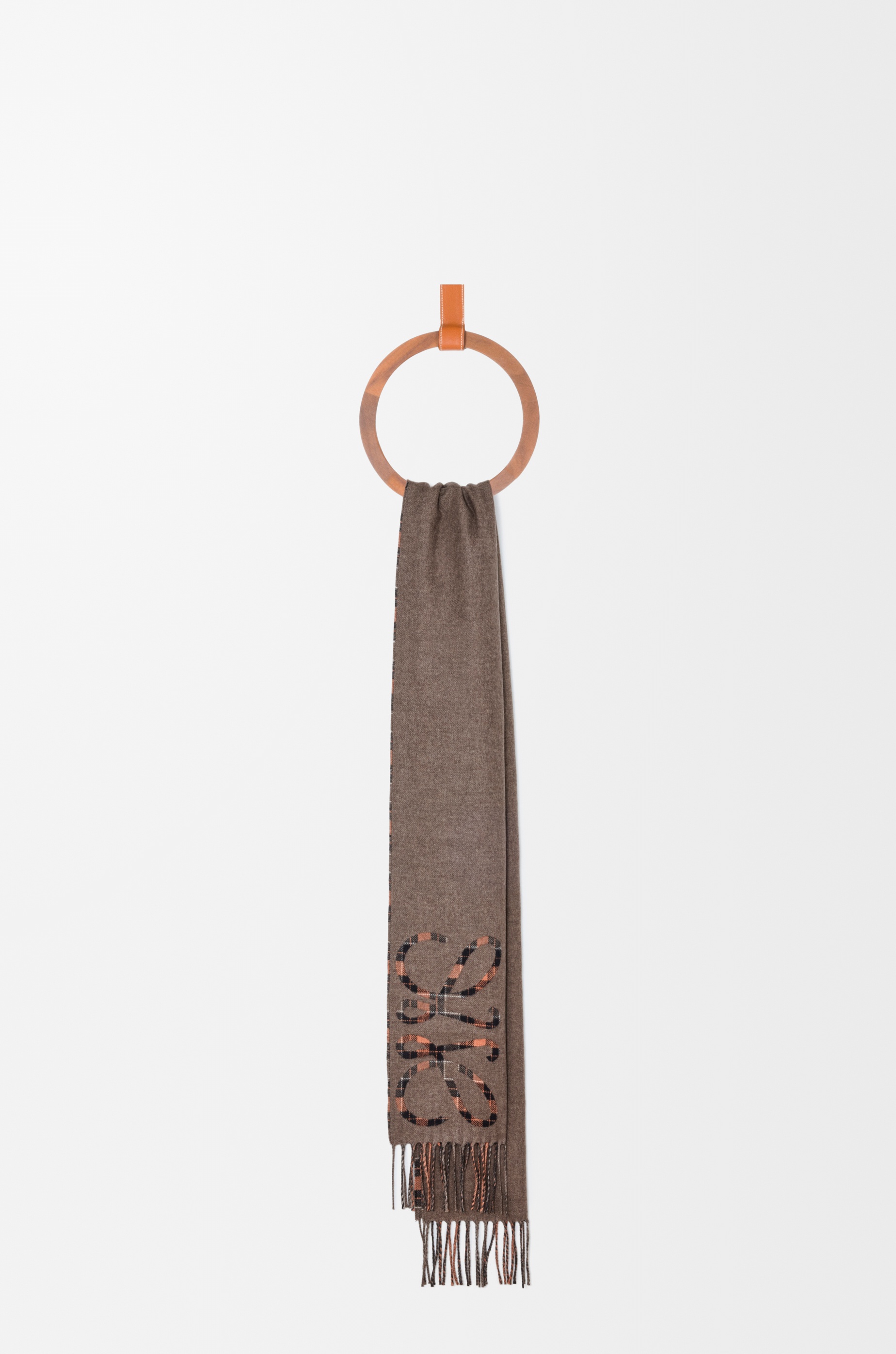 Anagram scarf in silk and cashmere - 4