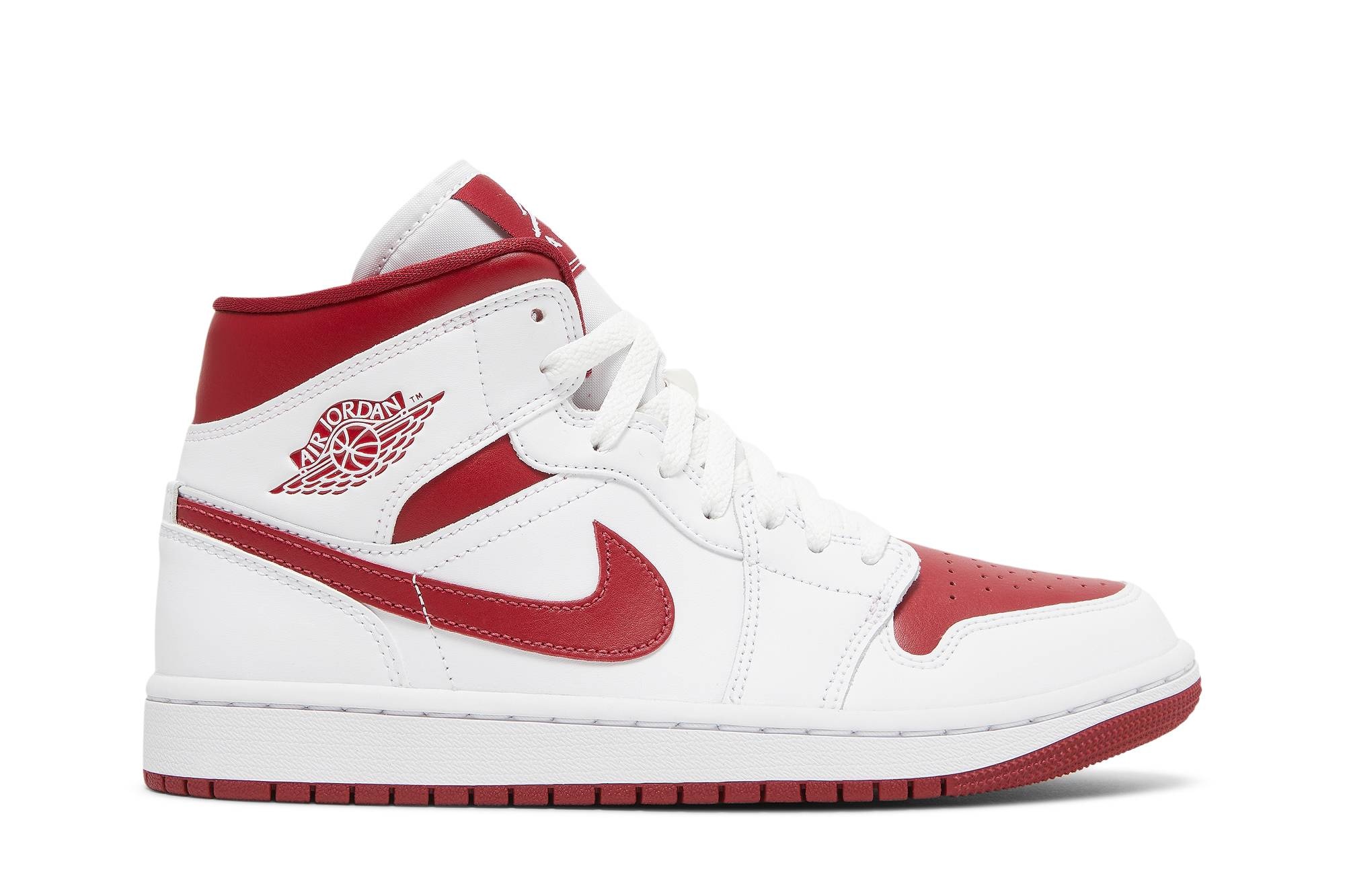 Wmns Air Jordan 1 Mid 'White Pomegranate' - 1