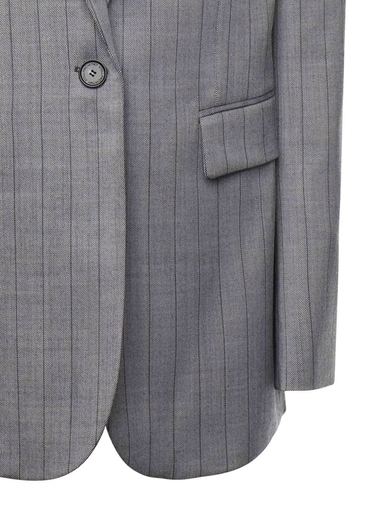 striped single-breasted blazer 3